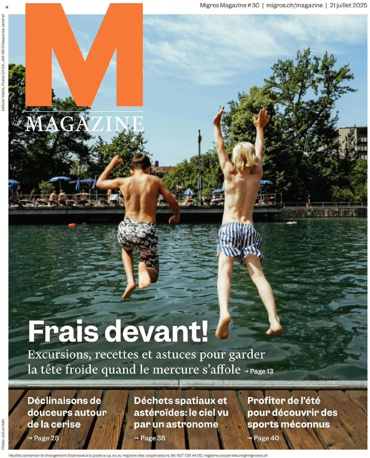 Migros - Magazin FR - Seite 1- gültig ab 22.07.2025