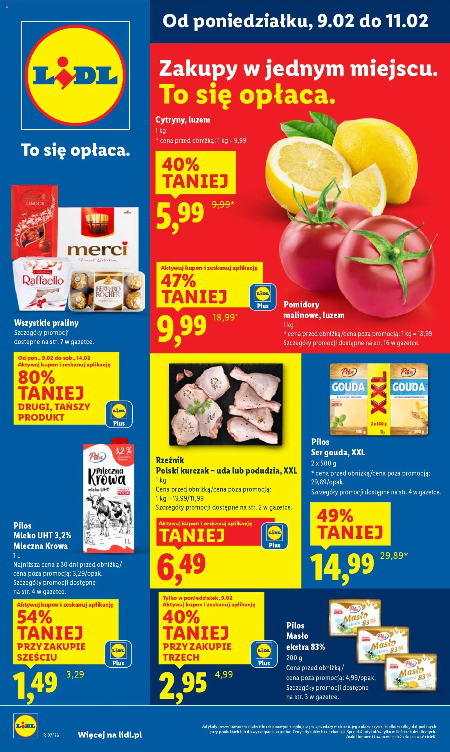 Lidl Gazetka - strona 1- ważny od 09.02.2026