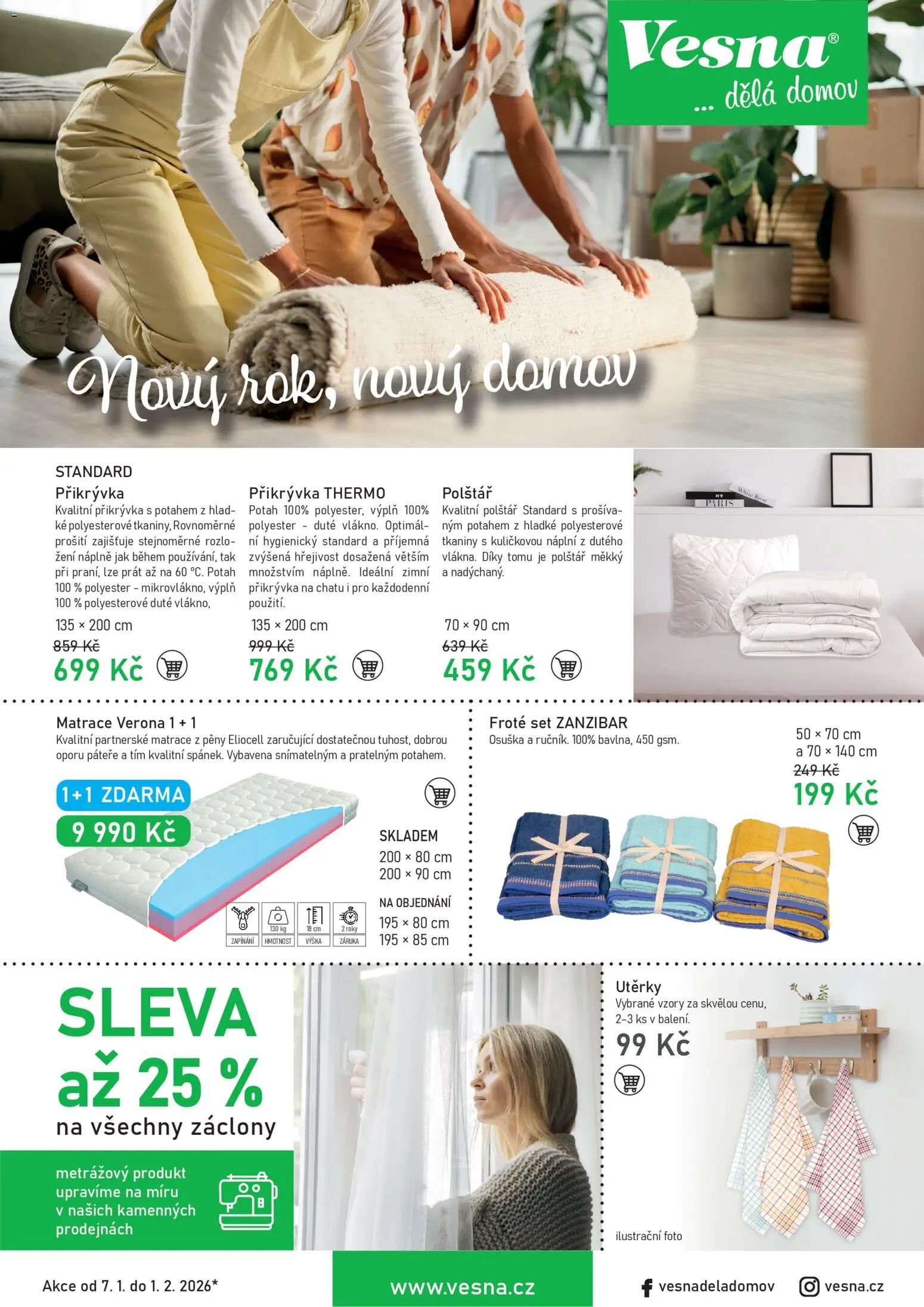 Vesna leták - strana 1- platný od 07.01.2026