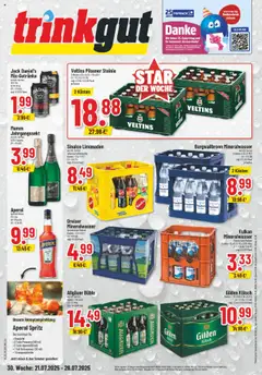 Vorschau Trinkgut Prospekt gültig ab 21.07.2025