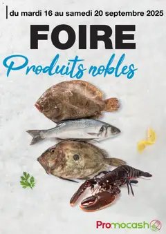Aperçu Promocash - Foire Maree Produits nobles  valable à partir du 16/09/2025