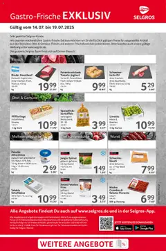Vorschau Selgros Gastro Angebote gültig ab 14.07.2025