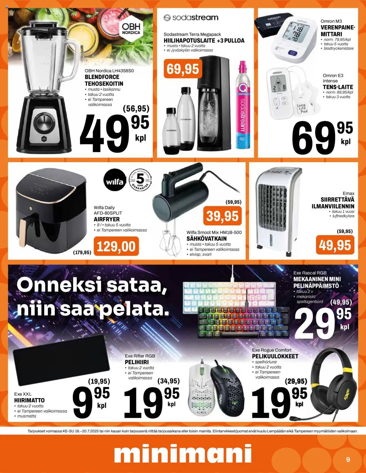 Minimani tarjoukset - sivu 9- voimassa alkaen 16/07/2025