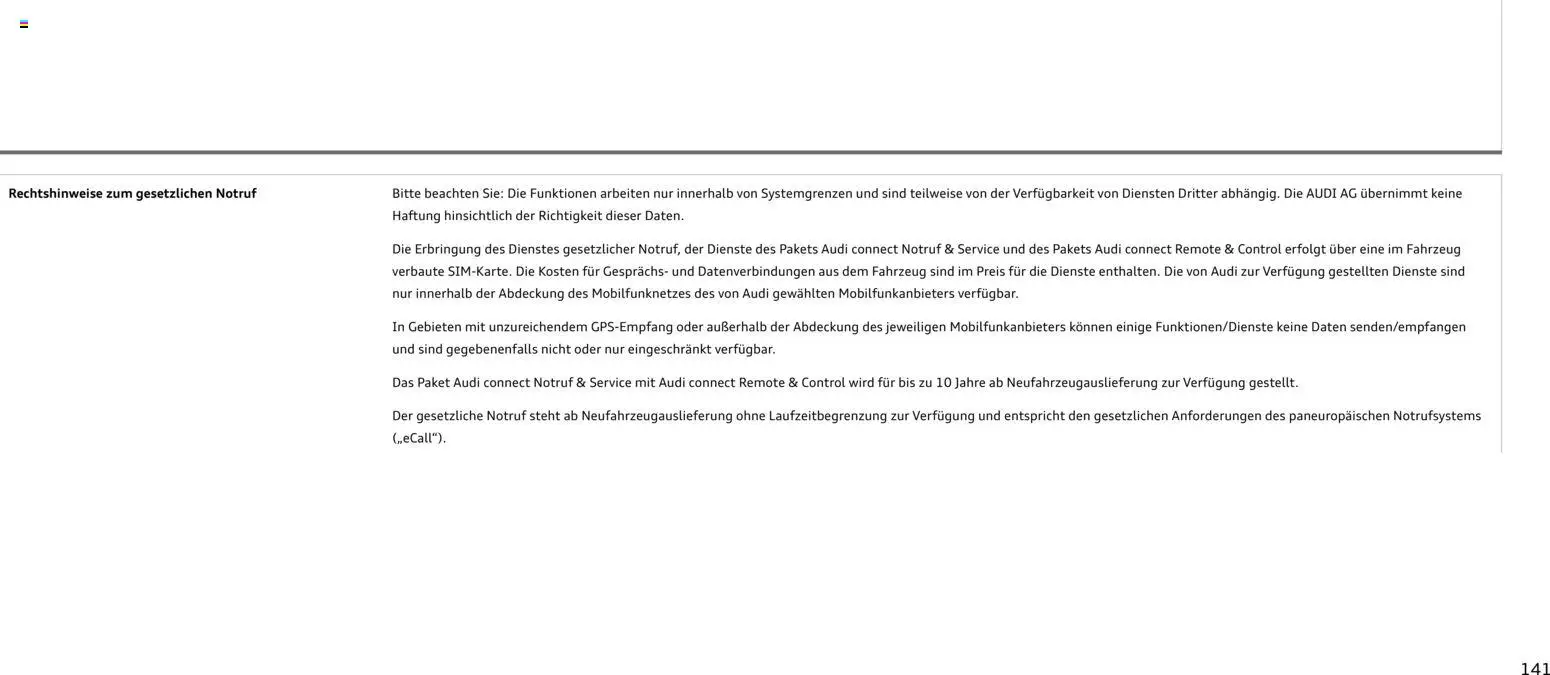 Audi A3 - Seite 141 - gültig ab 28.10.2025
