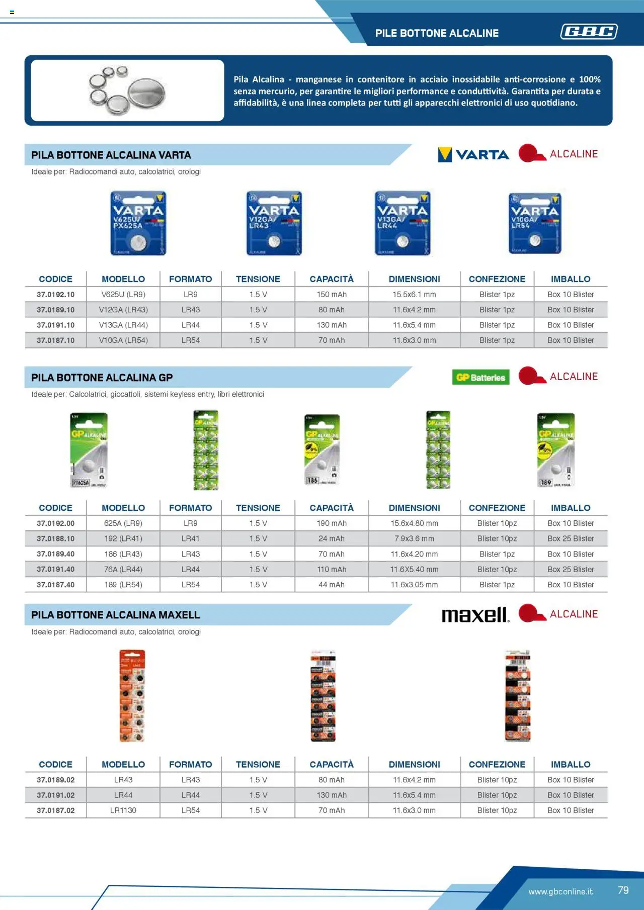 Volantino Batteries & Power GBC	 - pagina 79 - valido dal 12/04/2025