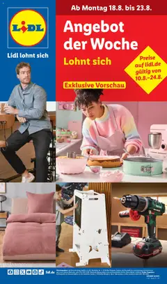 Vorschau Lidl Prospekt 	 gültig ab 18.08.2025