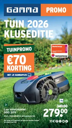 GAMMA -Tuinspecial kluseditie geldig vanaf 11/02/2026