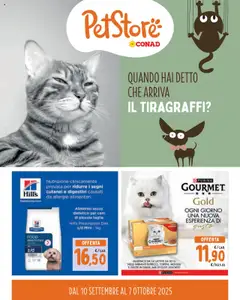 Anteprima Conad PetStore Lombardia catalogo valida dal 10/09/2025