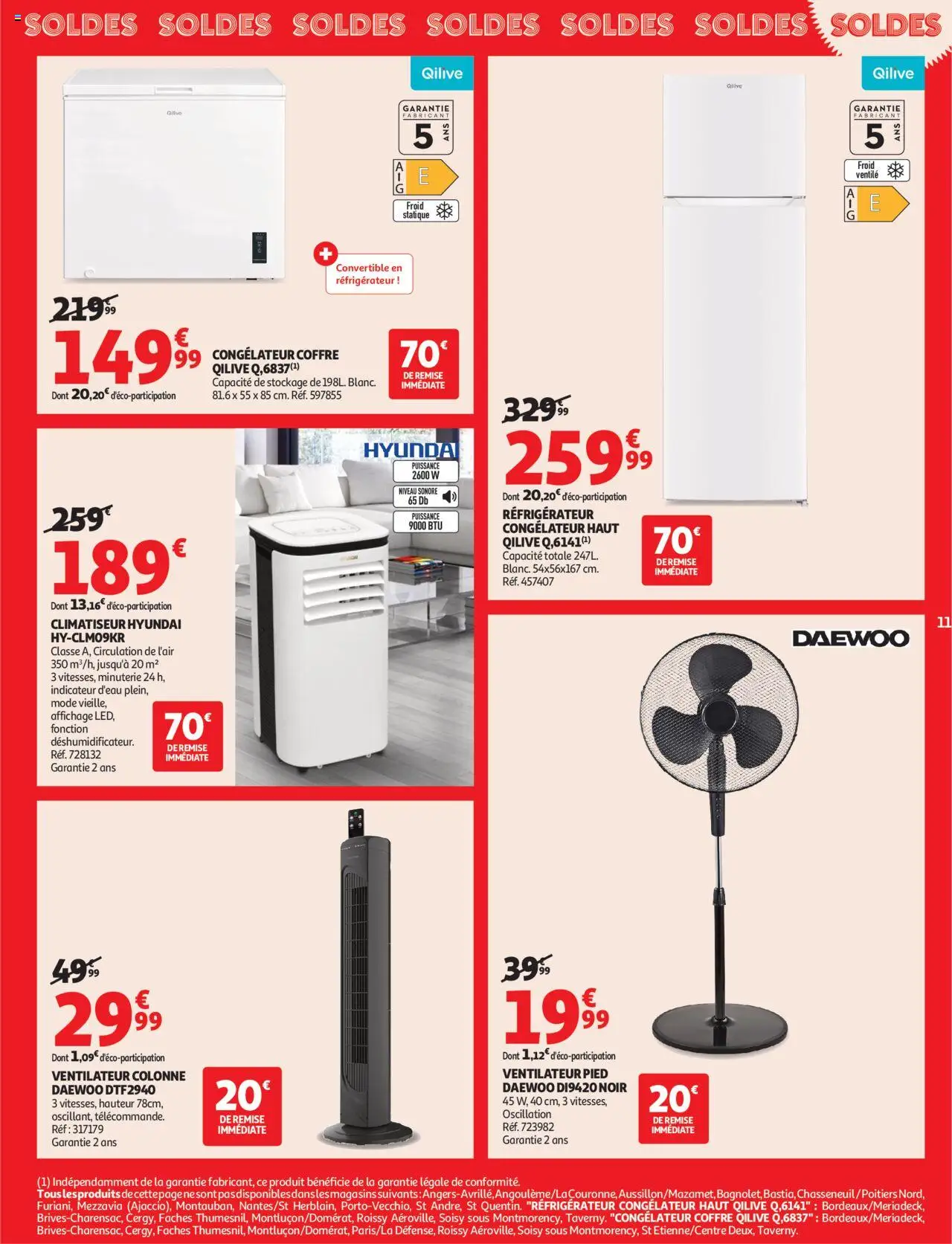 Auchan SOLDES : jusqu'à -70% ! - page 11 - valable à partir du 25/06/2025