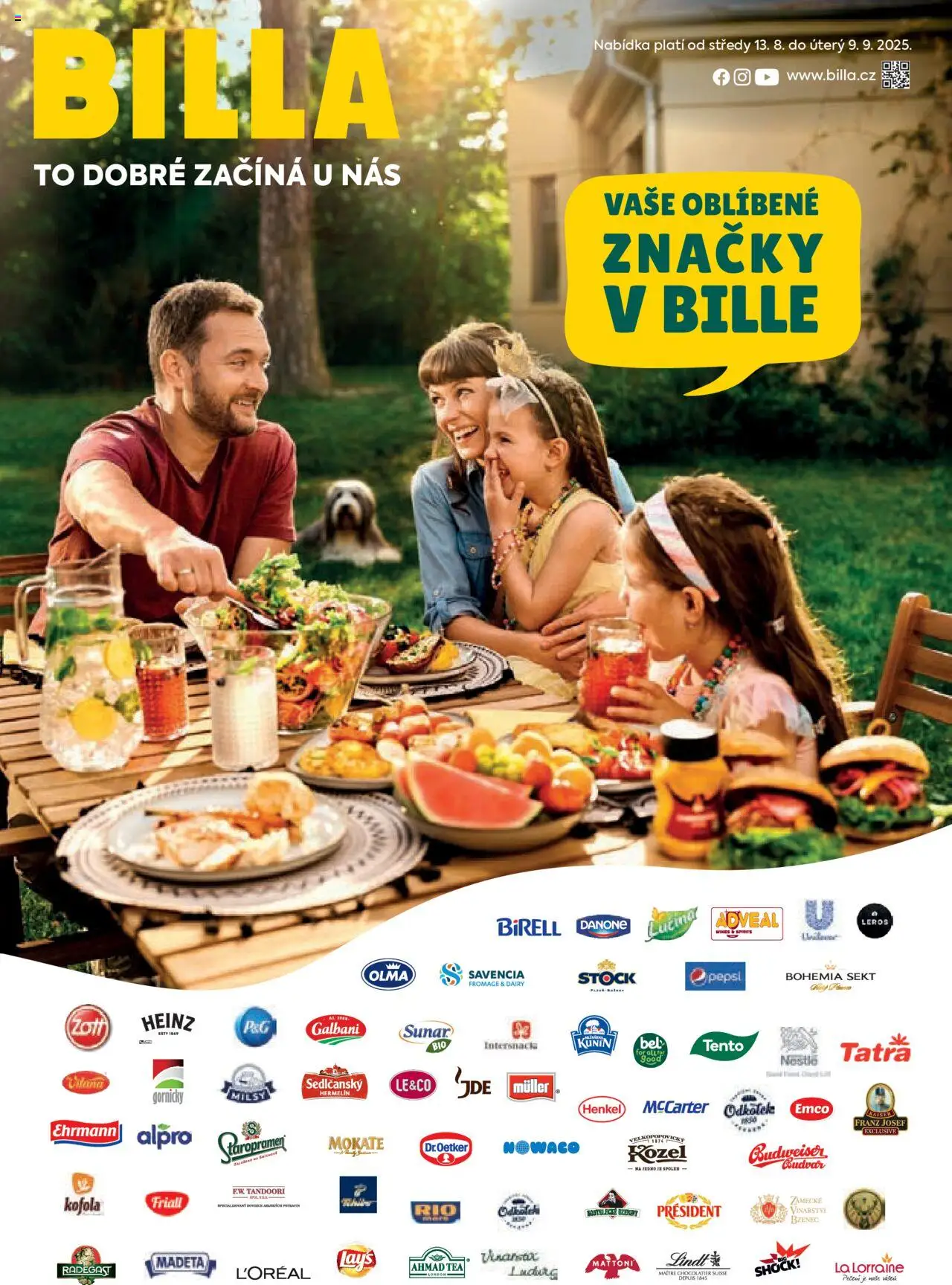 Billa leták - Partneři - strana 1- platný od 13.08.2025