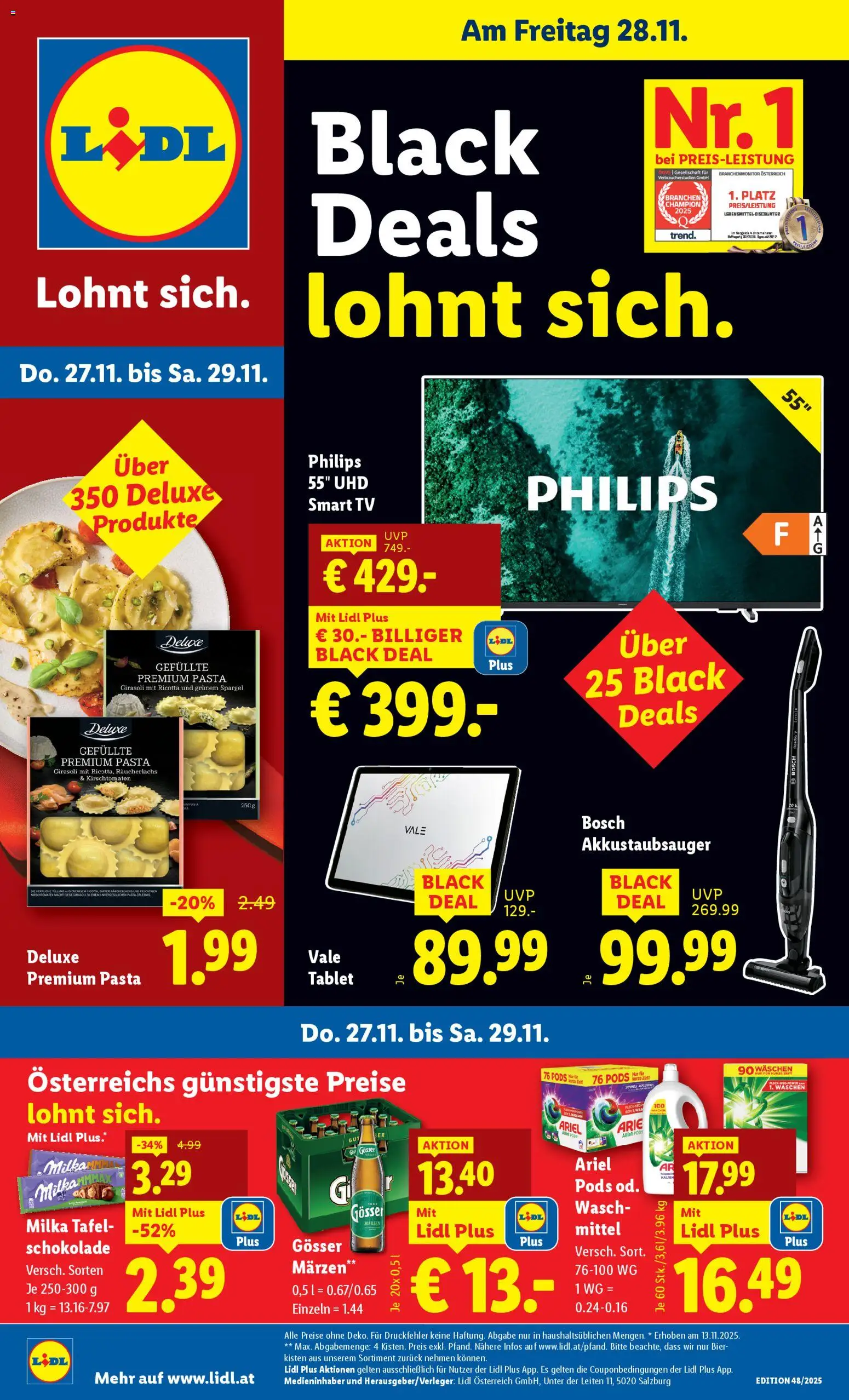 Lidl - Black Friday - Seite 1- gültig ab 27.11.2025