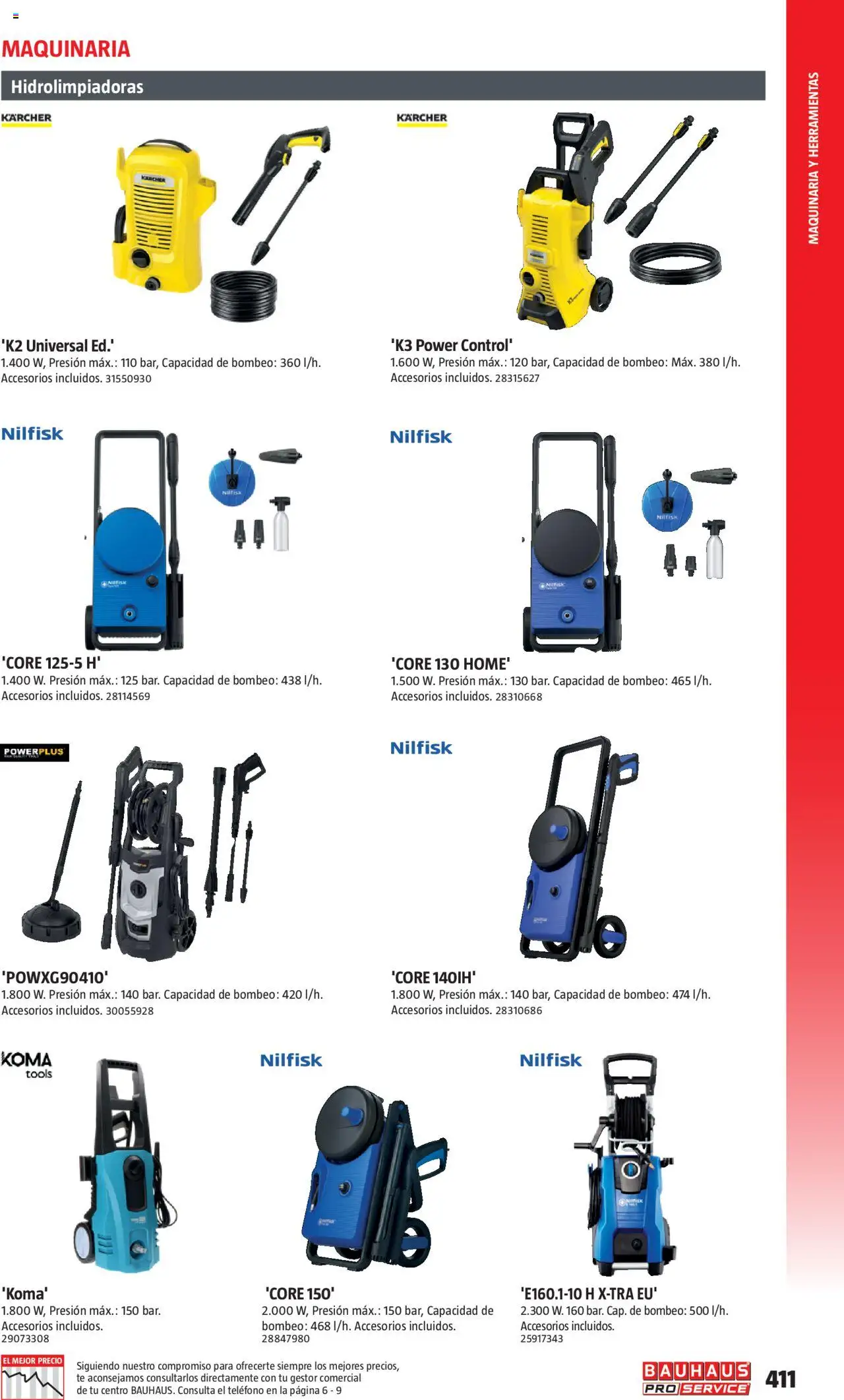Bauhaus - ProService  - Página de 411 - Válido desde 24/02/2025