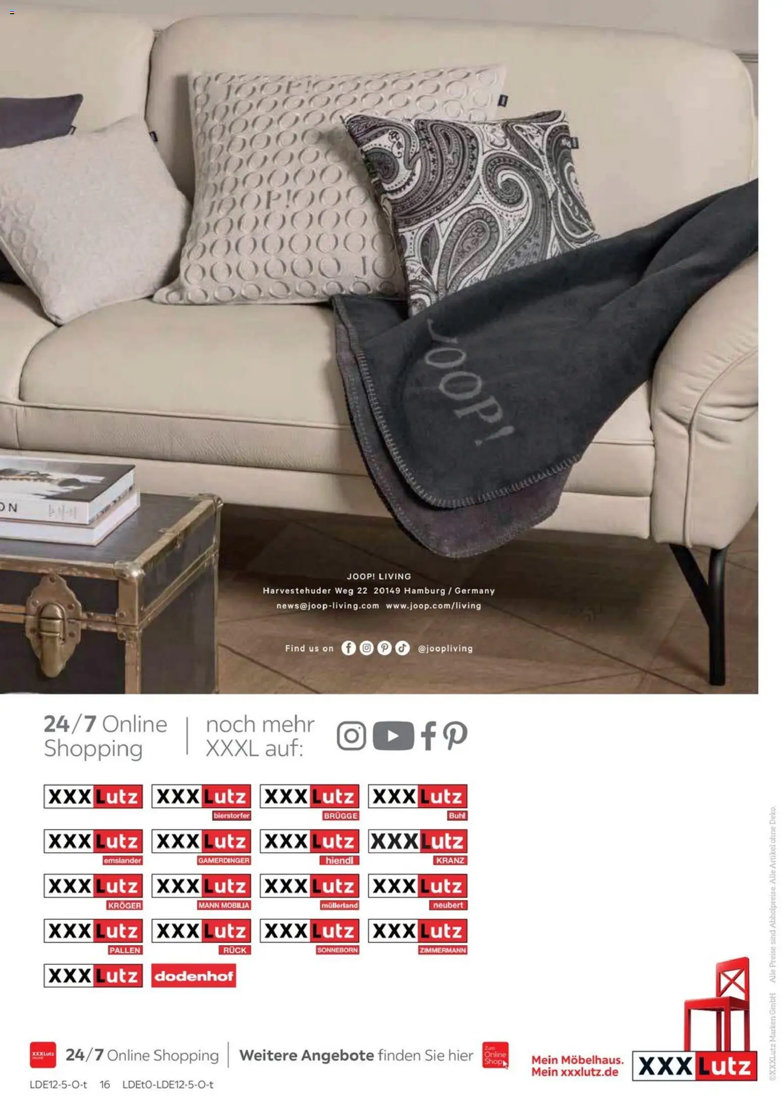 XXXL Lutz Home Collections Joop - Seite 16 - gültig ab 30.11.2025