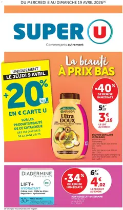 Aperçu Super U catalogue valable à partir du 08/04/2026