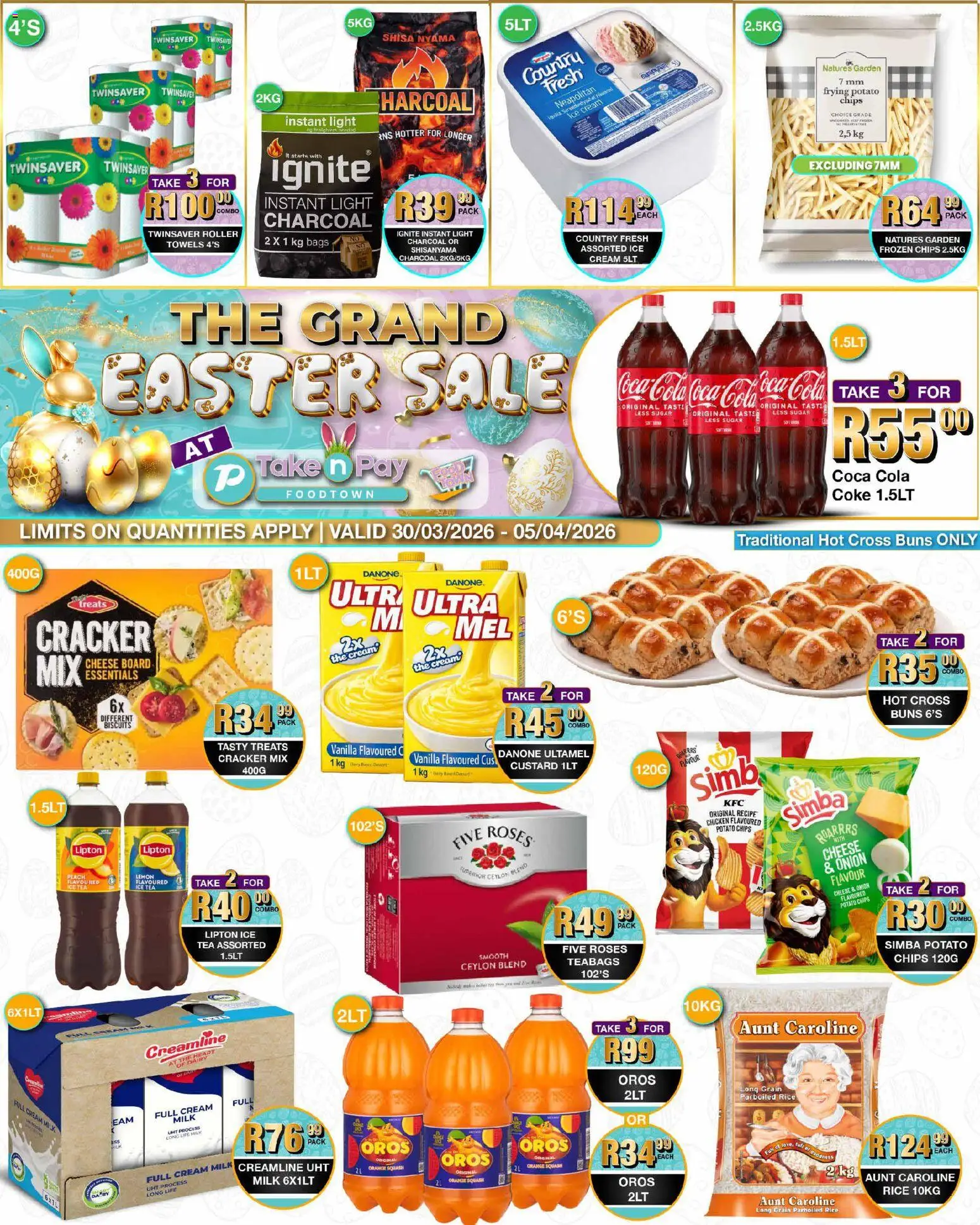 Take n Pay Specials - page 1- valid from 30/03/2026