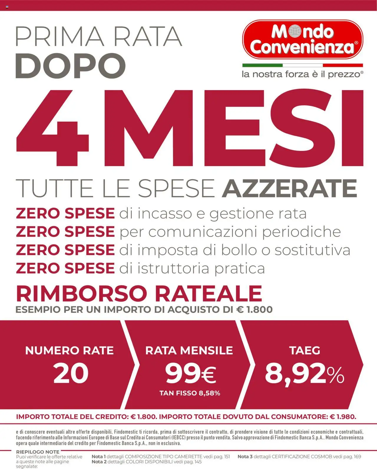 Volantino Mondo Convenienza	 - pagina 3 - valido dal 09/09/2025