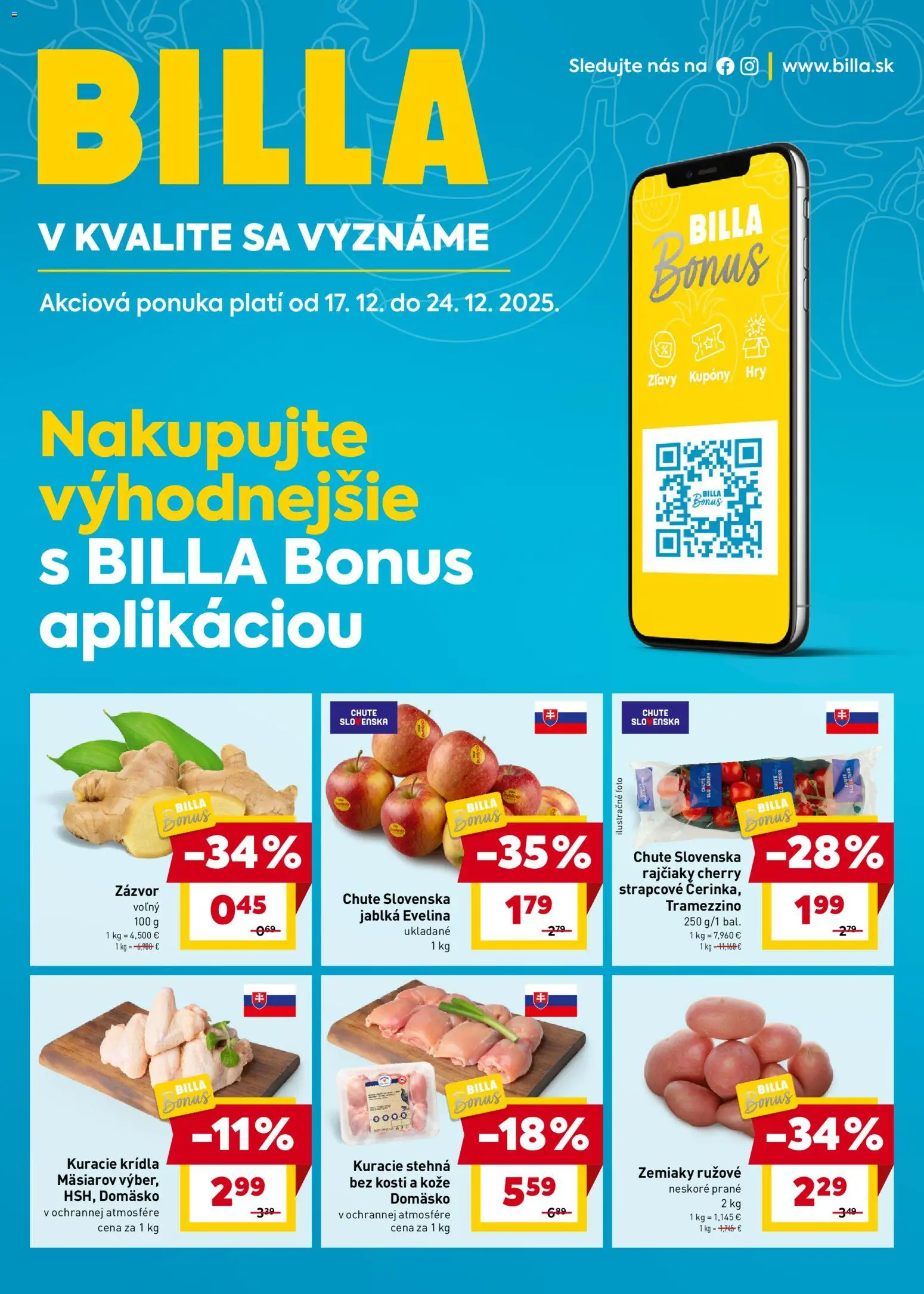 Billa Bonus - strana 1- platný od 17.12.2025