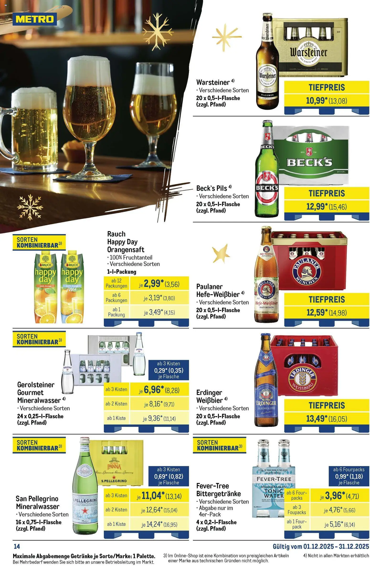 Metro Monats-Menü - Seite 14 - gültig ab 01.12.2025
