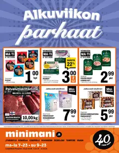 Esikatselu Minimani tarjoukset voimassa alkaen 09/03/2026
