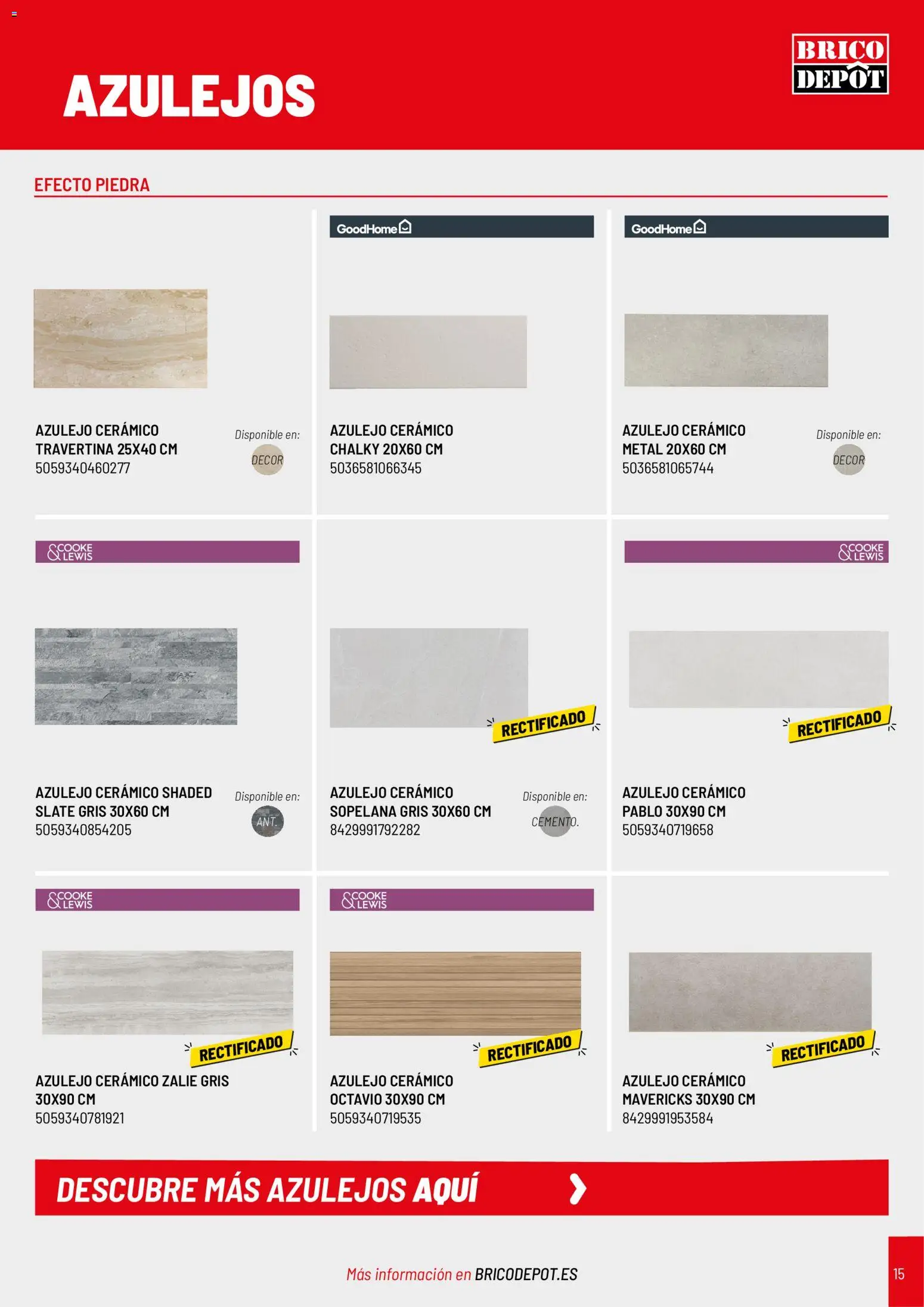 Brico Depôt Revestimientos - Página de 15 - Válido desde 02/01/2026
