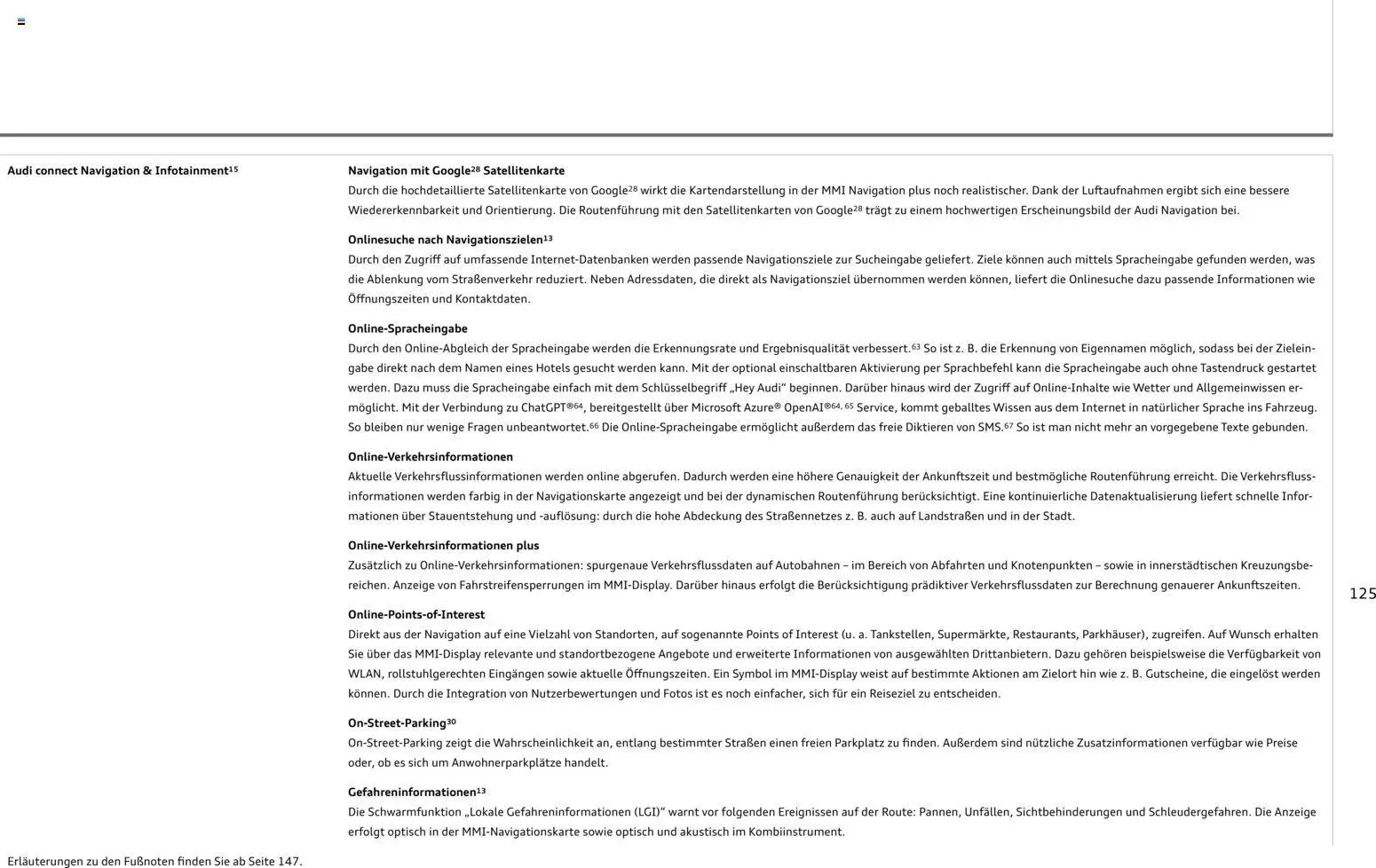 Audi Q8 - Seite 125 - gültig ab 06.11.2025