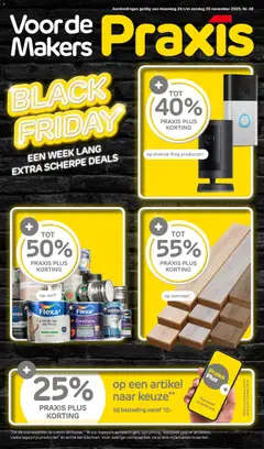 Praxis - Black Friday geldig vanaf 24-11-2025