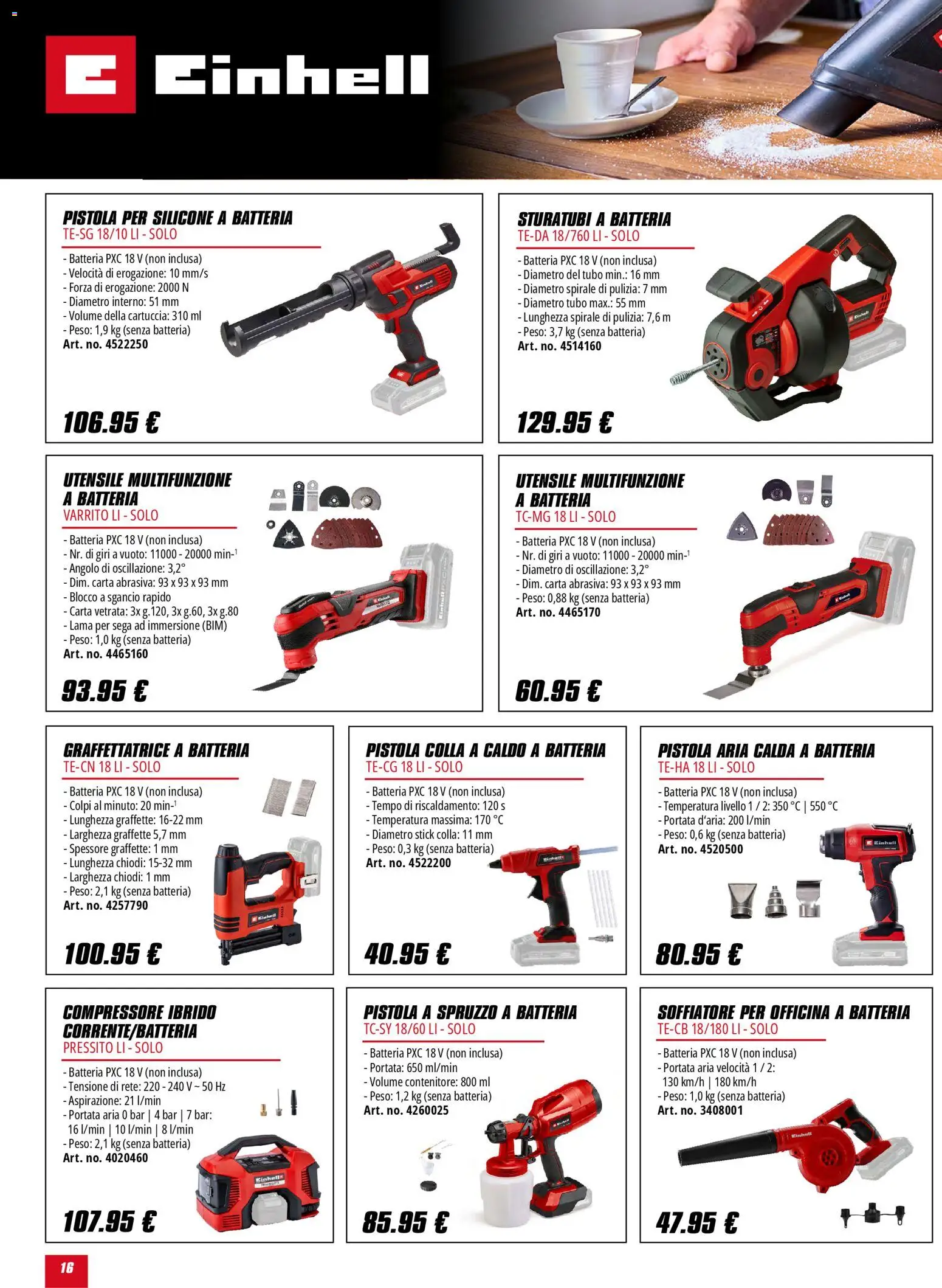 Volantino Einhell	 - pagina 16 - valido dal 02/02/2026