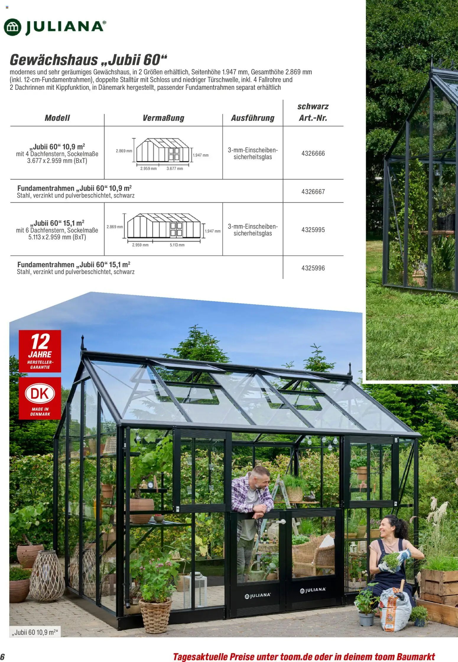 Toom Baumarkt Gewächshäuser & Anzucht 2026 - Seite 6 - gültig ab 01.01.2026