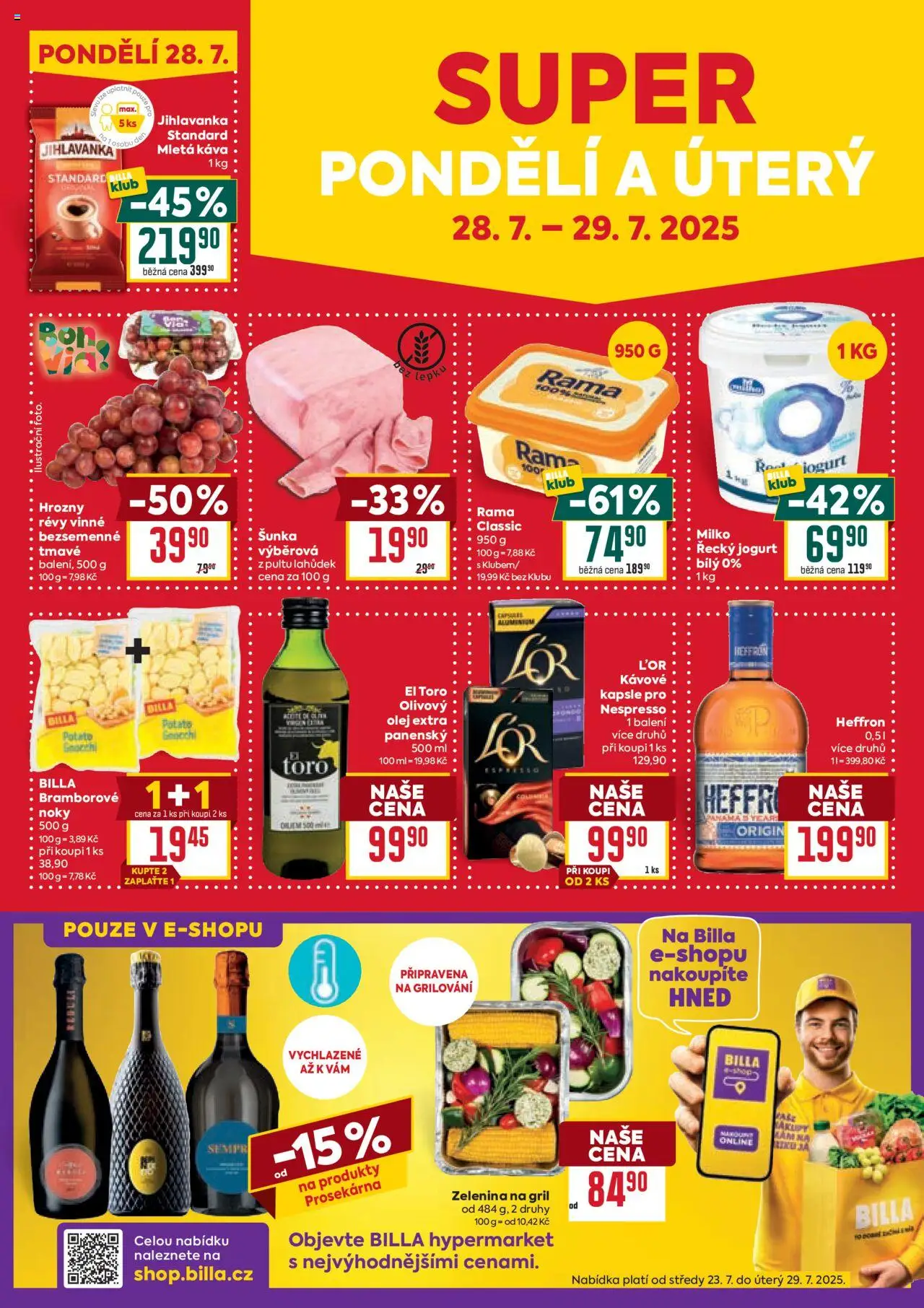 Billa Velký leták - strana 32- platný od 23.07.2025