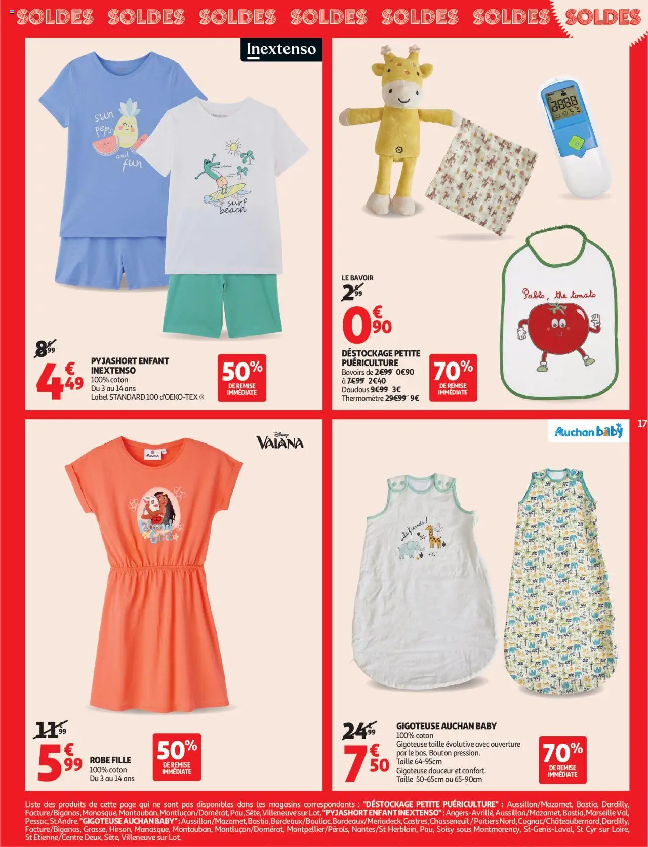 Auchan - SOLDES CORSE : jusqu'à -70% ! - page 17 - valable à partir du 09/07/2025