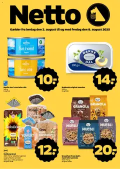 Forhåndsvisning Netto - Tilbudsavis gyldig fra 02/08/2025