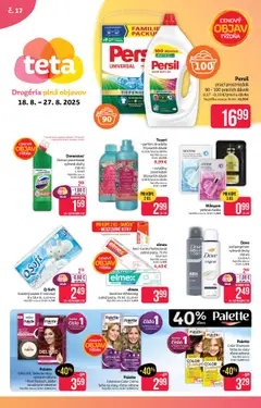 Teta drogerie leták platný od 18.08.2025