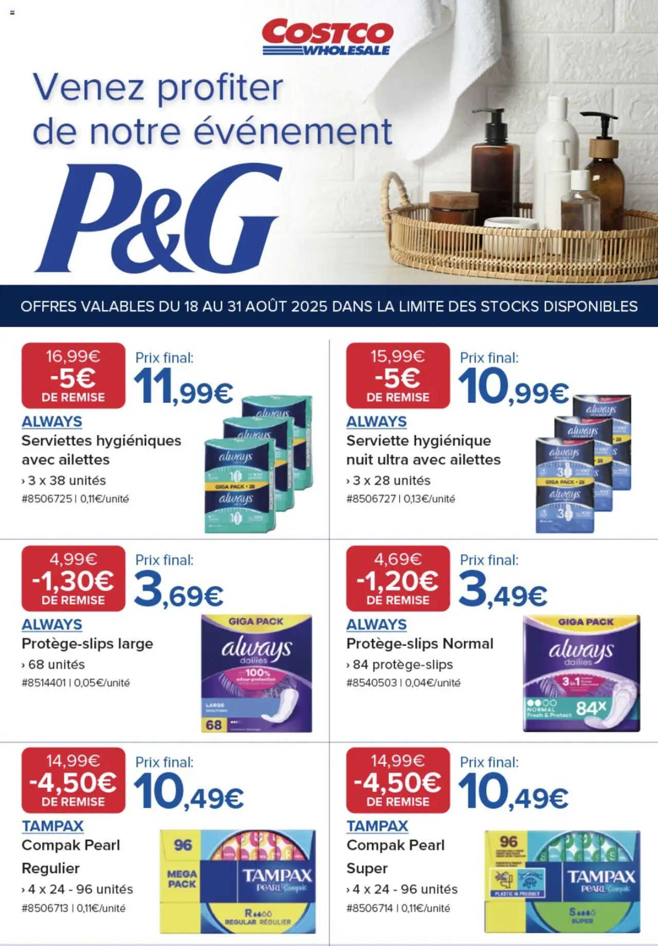 Costco catalogue:  Offres du moment  - page 1 - valable à partir du 18/08/2025