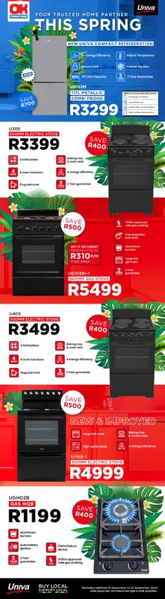 Preview OK Furniture - Univa Spring Leaflet valid from 12/09/2025
