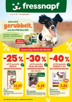 Vorschau Fressnapf Flugblatt gültig ab 18.09.2025