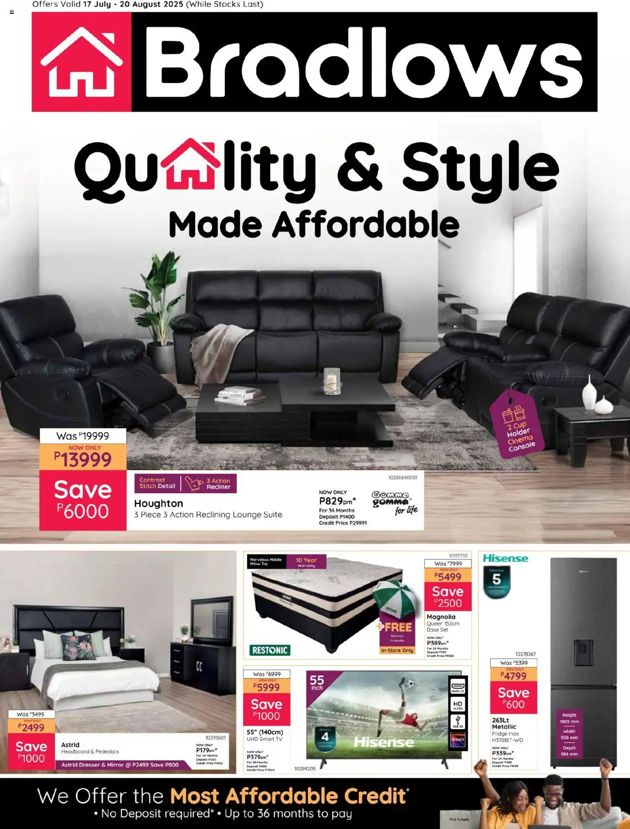 Bradlows Botswana Catalogue - page 1- valid from 17/07/2025