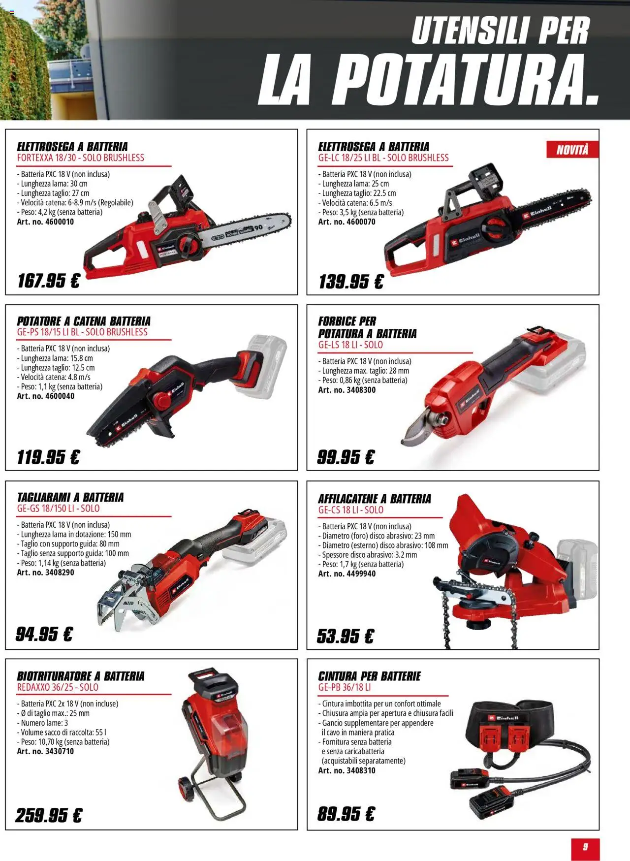 Volantino Einhell	 - pagina 9 - valido dal 01/10/2025