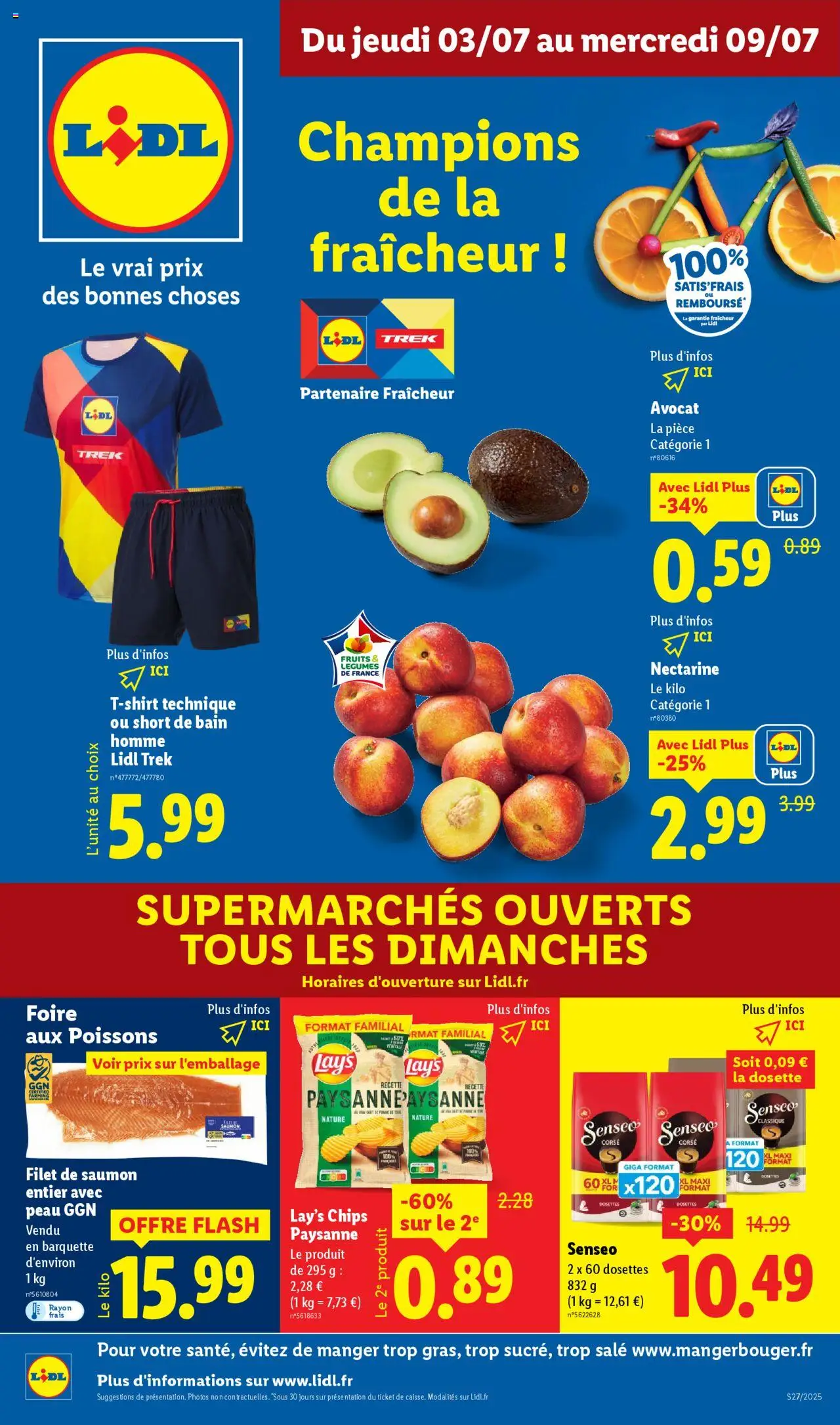 LIDL catalogue semaine 27 - page 1 - valable à partir du 03/07/2025