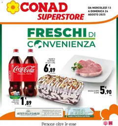 Anteprima Conad Superstore Sicilia catalogo valida dal 13/08/2025