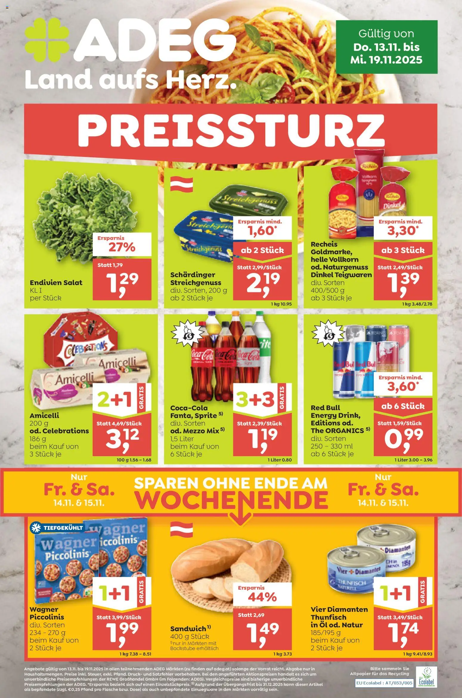ADEG Flugblatt - Seite 1- gültig ab 13.11.2025