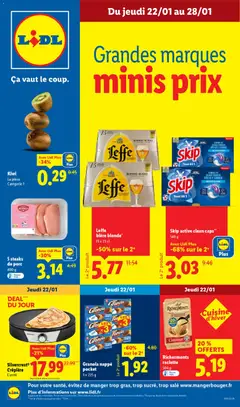 Aperçu LIDL catalogue semaine 4 valable à partir du 22/01/2026