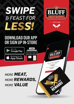 Preview Bluff Meat Supply Swipe & Feast For Less! valid from 01/04/2026