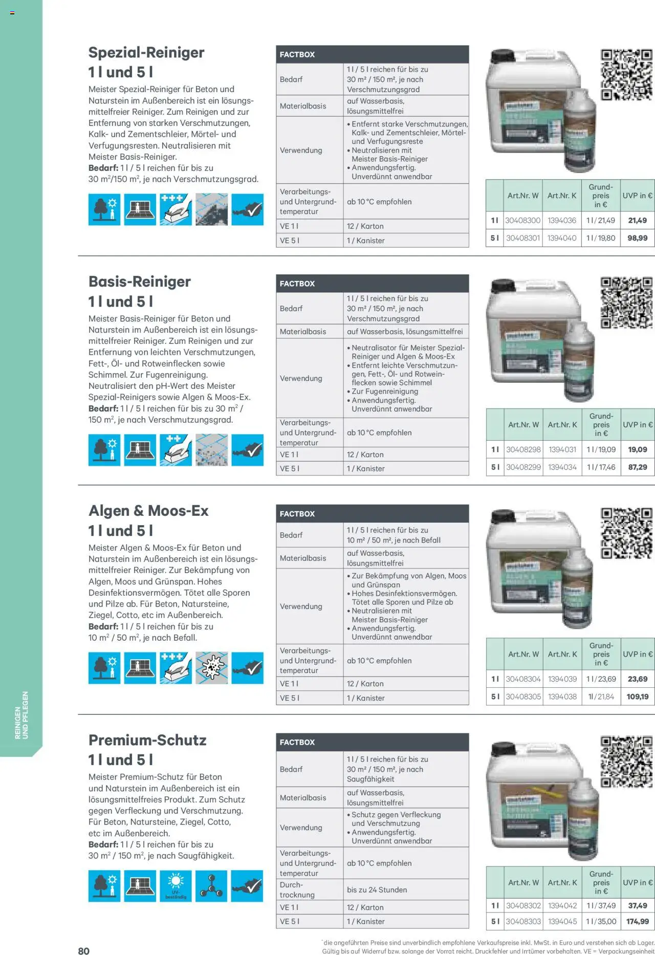Lagerhaus meister Katalog 2025 - Seite 80- gültig ab 08.01.2025