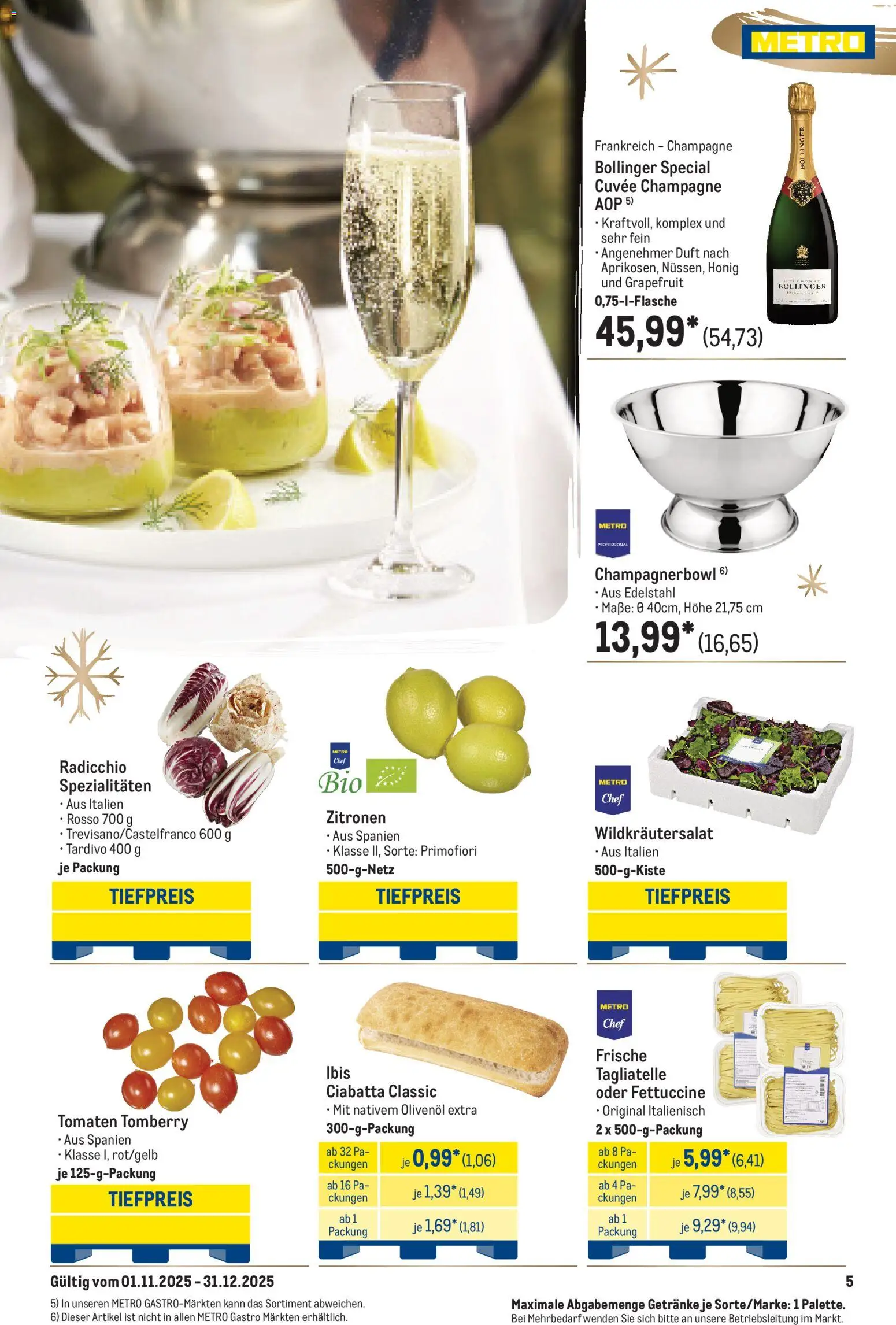 Metro Saisonkatalog Festliche Momente - Seite 5 - gültig ab 01.11.2025