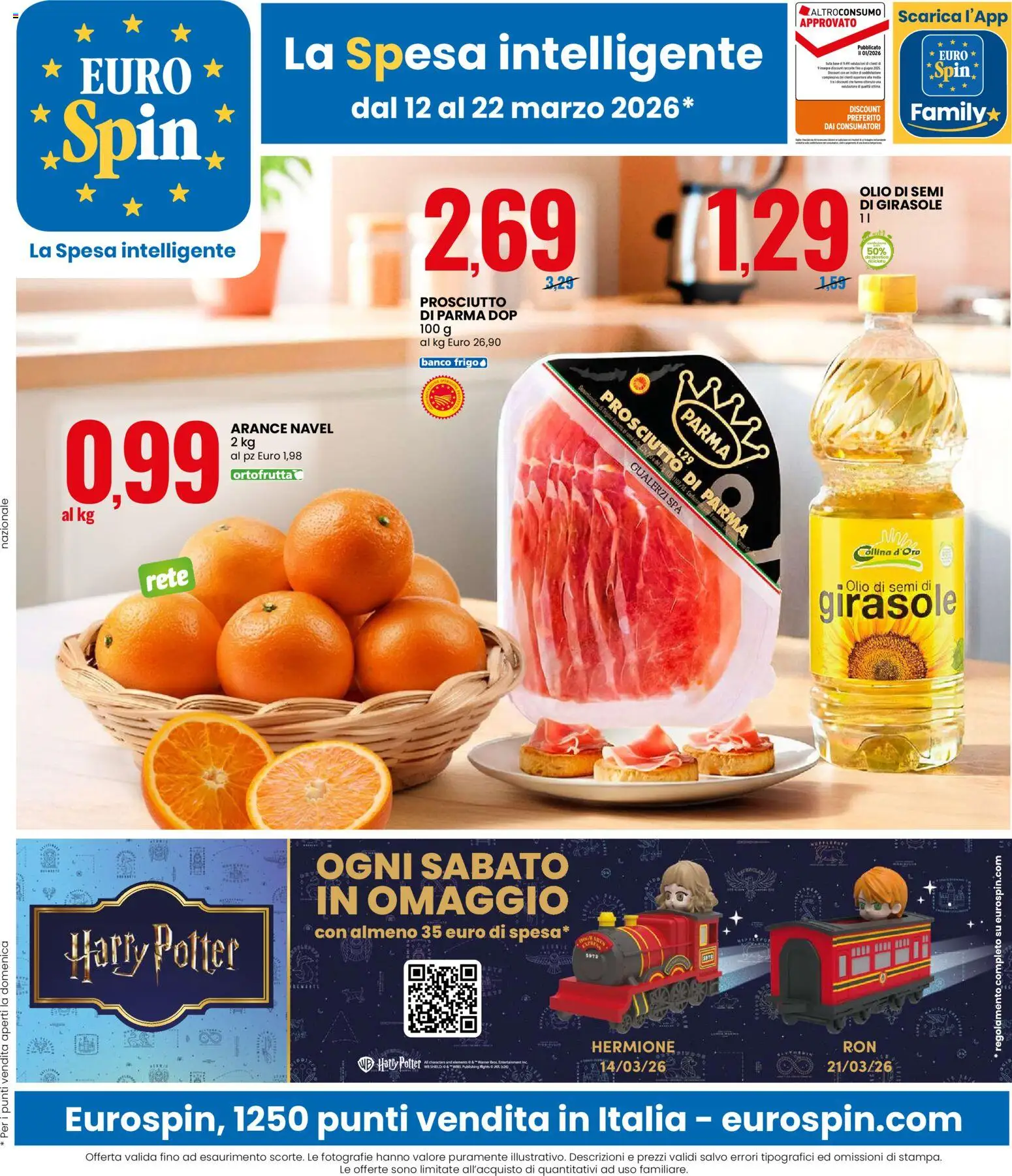 Eurospin volantino - pagina 1 - valido dal 12/03/2026