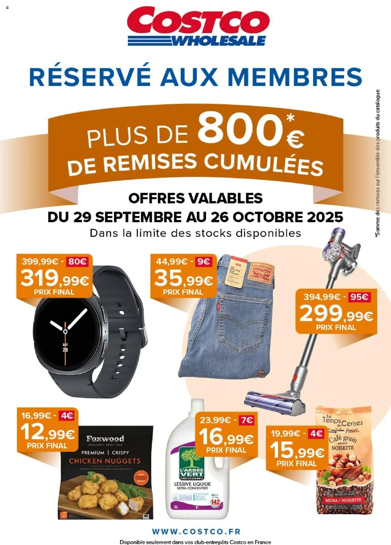 Costco catalogue - page 1 - valable à partir du 29/09/2025