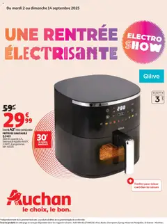 Auchan - Une rentrée électrisante geldig vanaf 02/09/2025