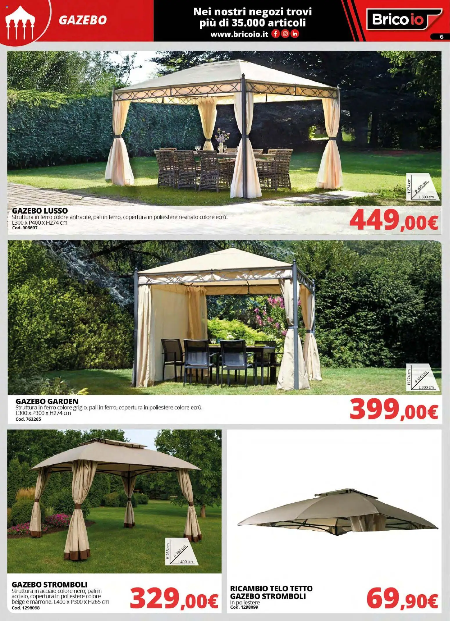 Brico io volantino - pagina 6 - valido dal 30/03/2026