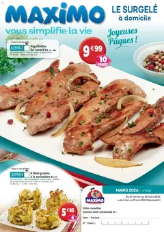 Aperçu Maximo catalogue valable à partir du 02/03/2026