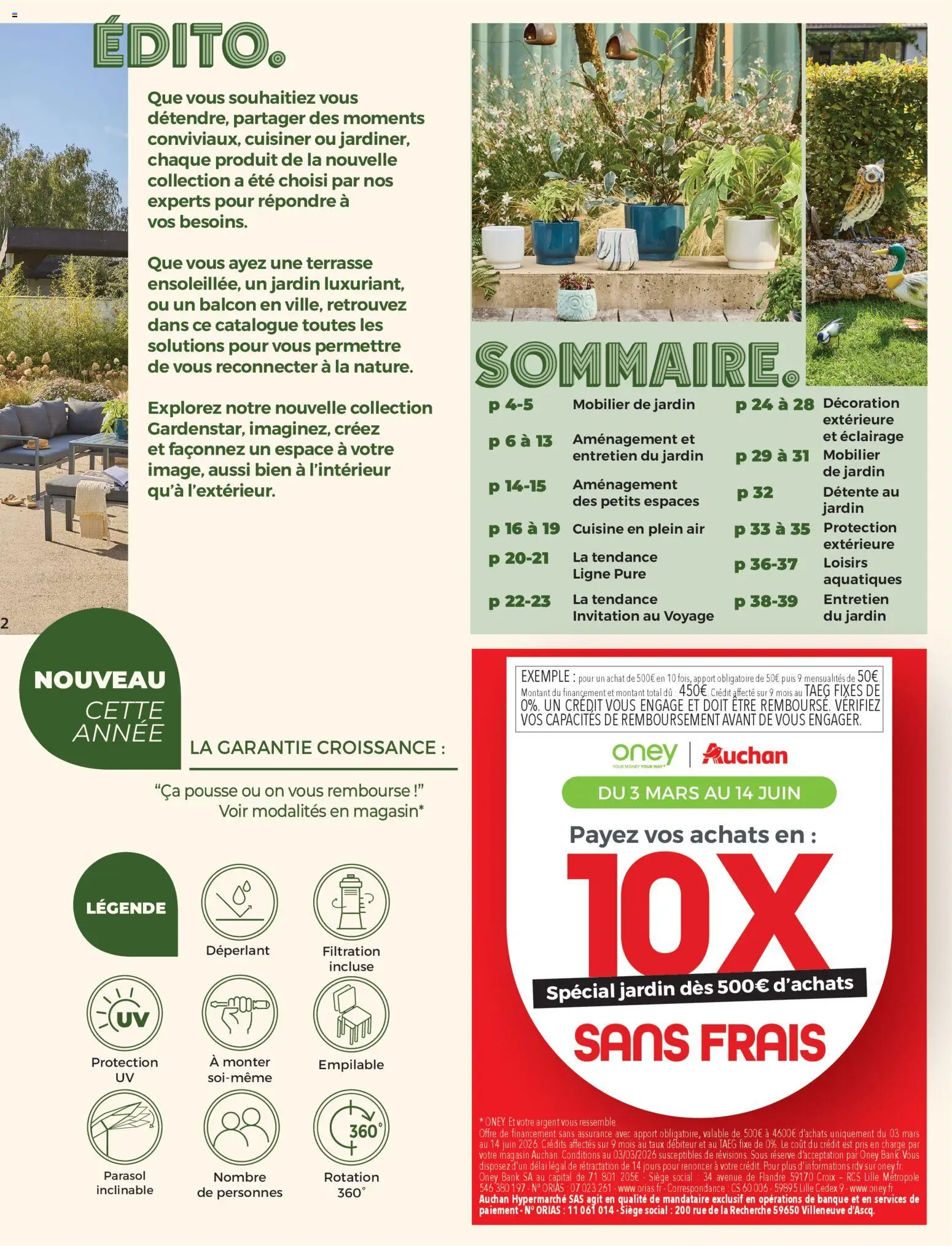Auchan - Jardinage, meubles jardin - page 2- valid from 03/03/2026